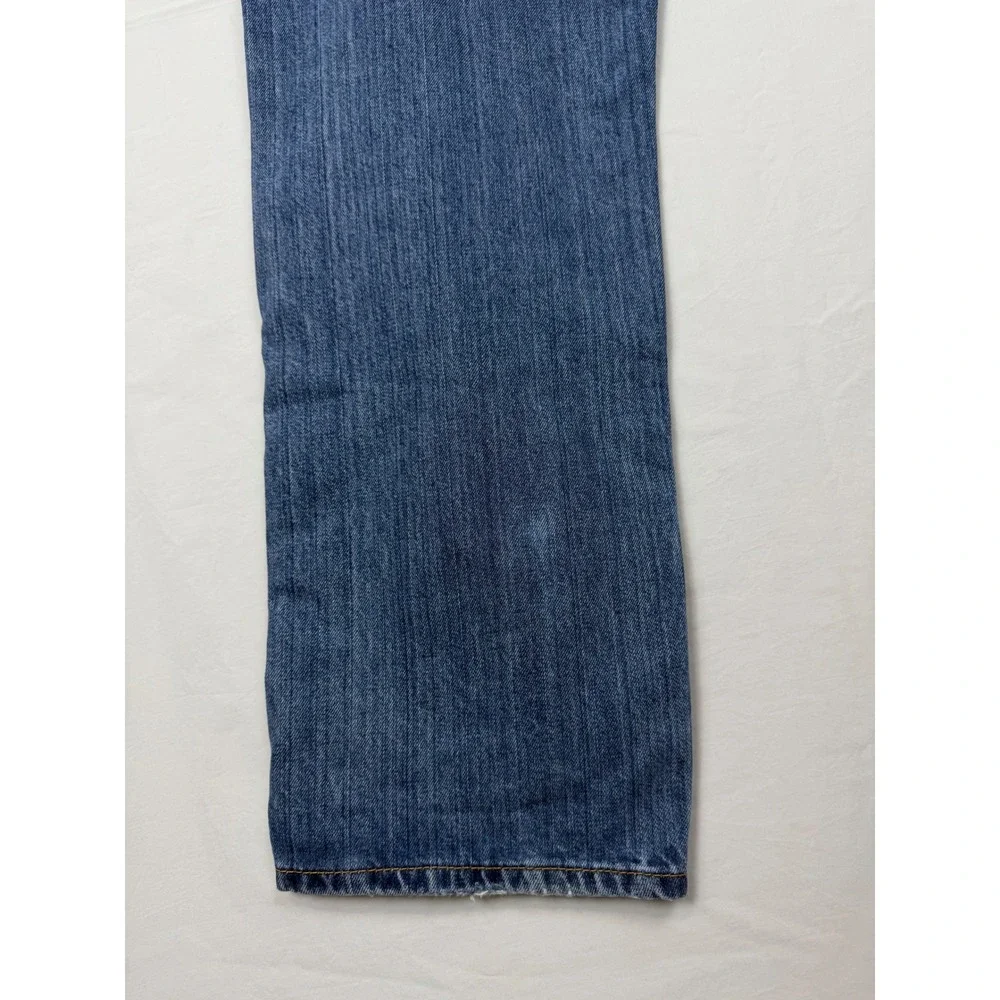 Levi's 505 Straight Leg Jeans Men's 38x32 Blue Medium Wash Denim Casual Classic